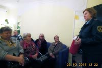 Занятие на тему «Пожарная безопасность в быту» с клиентами дневного пребывания ТЦСО «Ново-Переделкино»