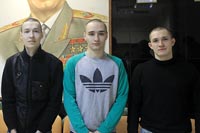 Отправка призывников района в Президентский полк
