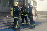 Пожарные учения в школе