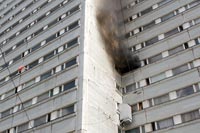 Пожарно-тактические учения на Западе Москвы