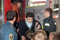 Экскурсия в 4 пожарно-спасательную часть 