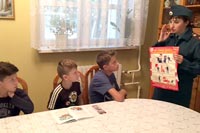 Беседа по пожарной безопасности в Пансионе семейного воспитания