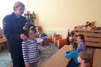 Занятие на противопожарную тематику в детском саду