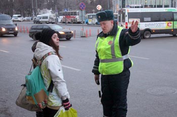 Увеличить В Западном округе подведены итоги городского профилактического мероприятия «Пешеход»