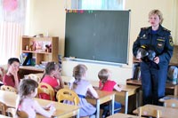 Малыши закрепили свои знания в области пожарной безопасности