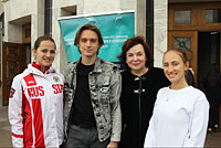 Зарядка с олимпийскими чемпионами в МГУ