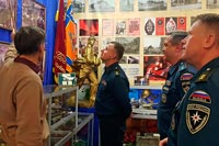 Глава МЧС России посетил с рабочим визитом Главное управление МЧС России по г. Москве