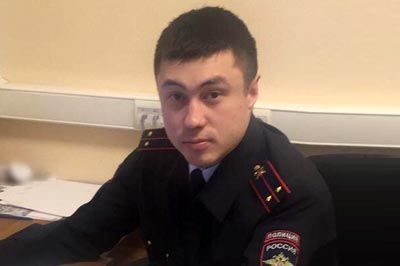 Участковый уполномоченный полиции ОМВД России по району Ново-Переделкино г. Москвы Дмитрий Хахиров
