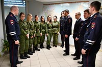 В рамках Всероссийской акции «Студенческий десант» сотрудники полиции УВД по ЗАО совместно с Общественным советом познакомили кадетов со службой в полиции