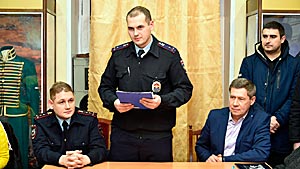 Член Общественного совета при УВД по ЗАО Алексей Сиванков принял участие в отчете участкового ОМВД России по району Дорогомилово