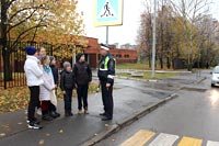 На Западе Москвы подвели итоги профилактического мероприятия  «Маленький пешеход»
