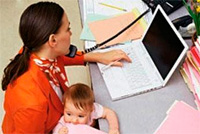 Вниманию женщин, находящихся в отпуске по уходу за ребенком до достижения им возраста трех лет Вниманию женщин, находящихся в отпуске по уходу за ребенком до достижения им возраста трех лет