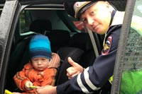 Сотрудники Госавтоинспекции Западного административного округа             проведут рейд по выявлению нарушений правил перевозки детей