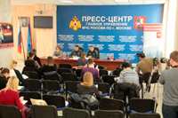 Пресс-конференция по детской безопасности в столичном главке