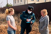 Профилактические работы в частном жилом секторе района Внуково